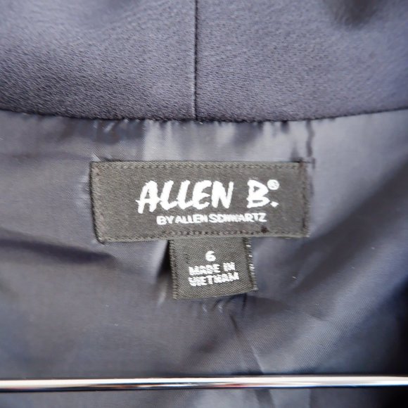 NWT Navy Dress Ruffle & Front Slit - Picture 8 of 8